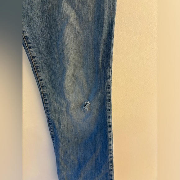 Lucky Brand ☘️ Easy Rider Dungarees Jeans, Size 14 Bootcut. Button Fly. USA made - Picture 9 of 9